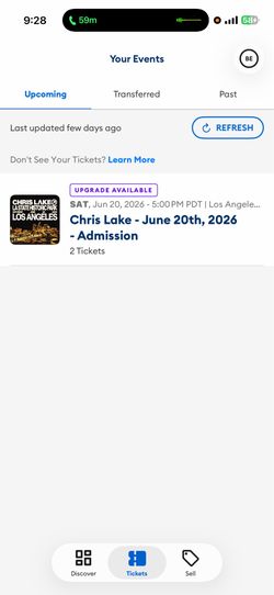 2 Chris lake Saturday ticket