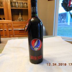 UNOPENED BOTTLE OF GRATEFUL DEAD UNwine – “STEAL YOUR FACE” BOTTLE