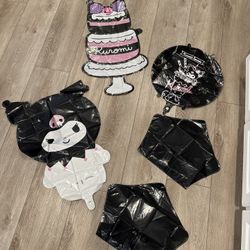 Kuromi Balloon Set 