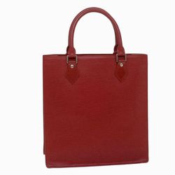 New  Louis Vuitton Red Epi Sack Plat Tote