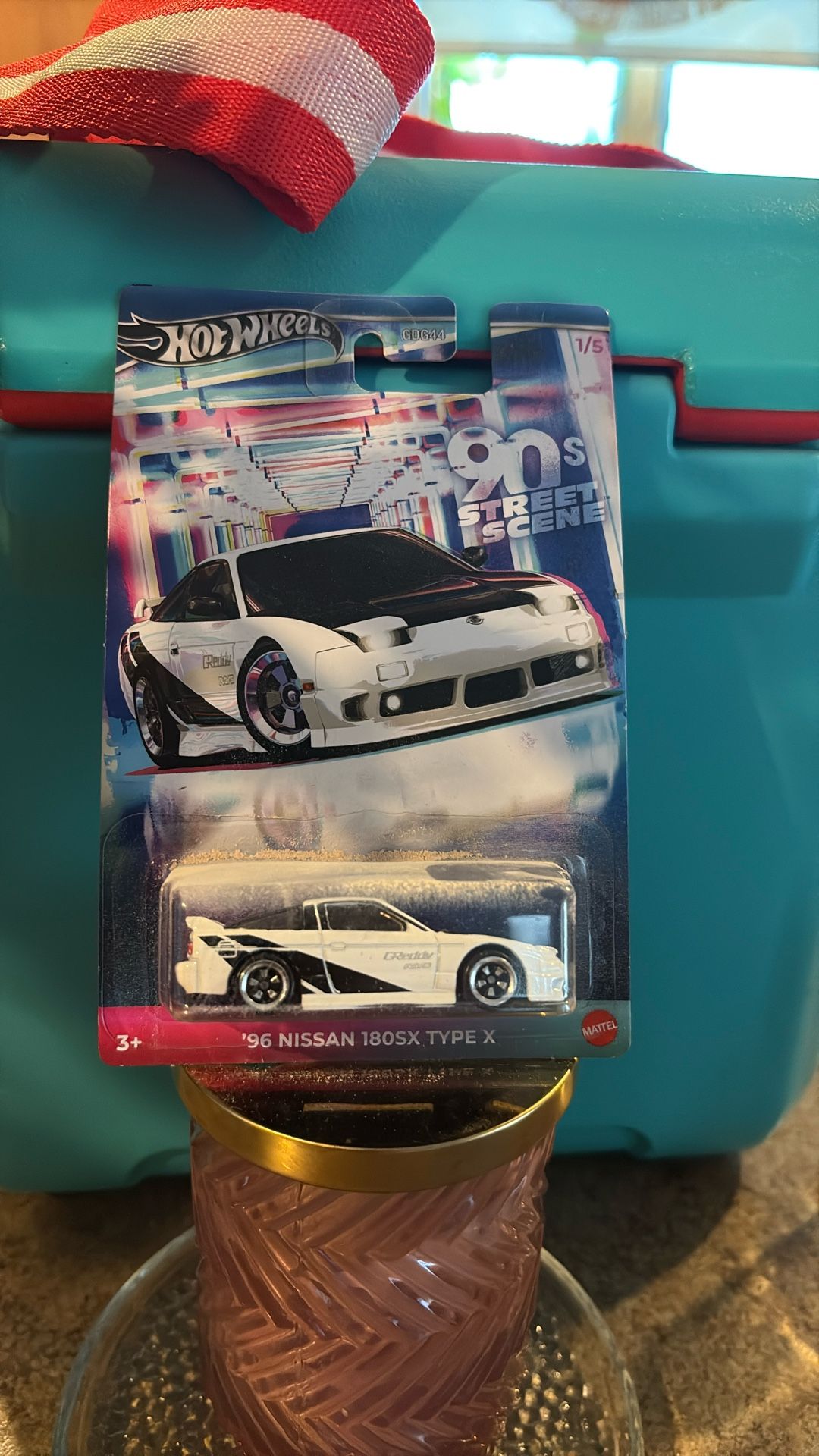 Hot Wheels 90s Street Scene, 96 Nissan 180SX Type X, 1/5, White