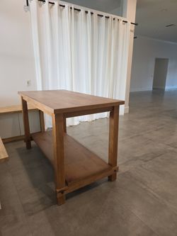 XXL kitchen island/ console table/ solid wood