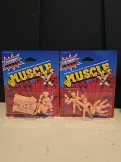 MOTU M.U.S.C.L.E. Muscle Figures Super 7 Masters Of The Universe 2016 He-Man Lot