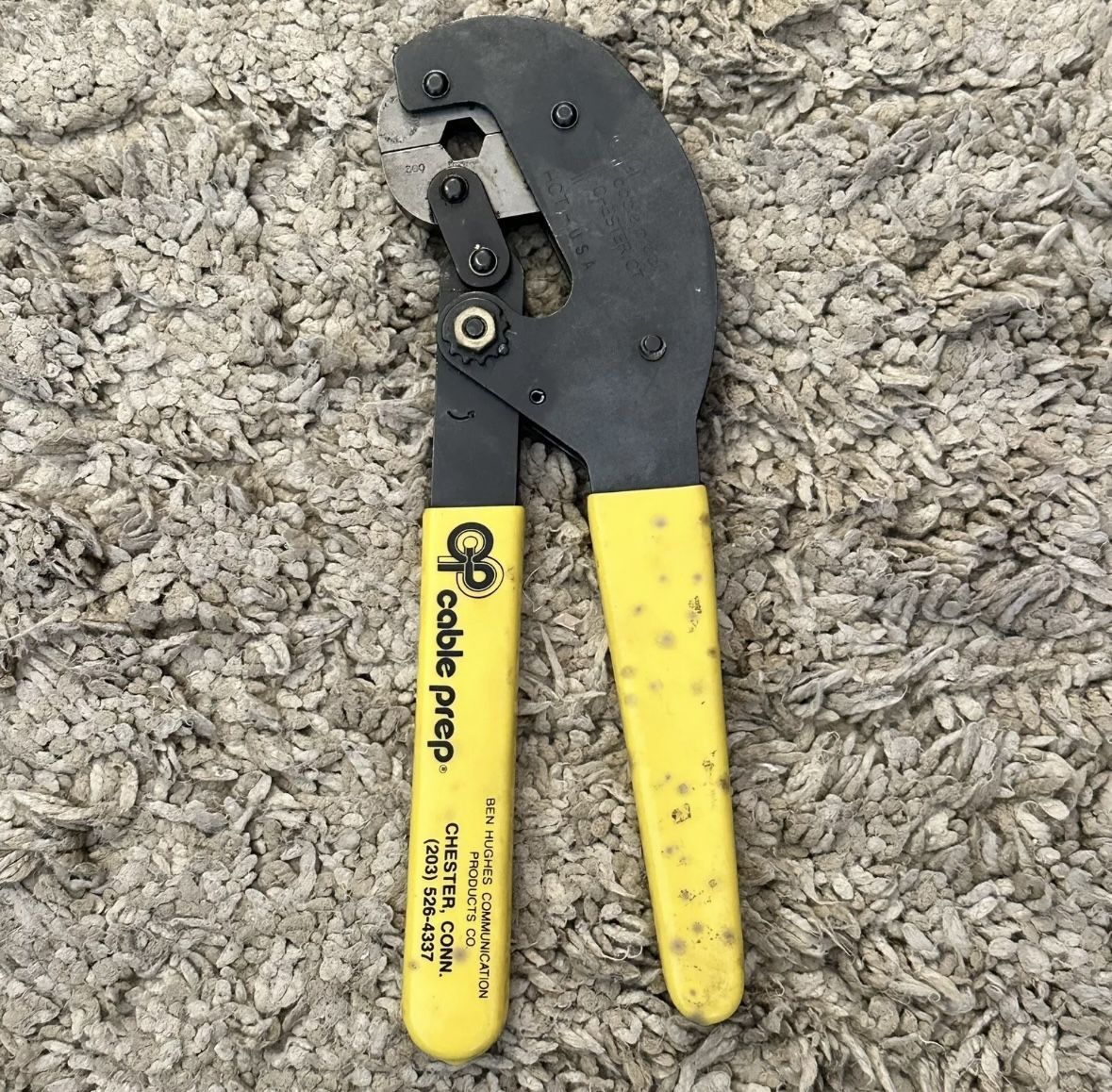 Ben Hughes Communication Products Model HCT Cable Prep Crimping Crimp Hex Tool