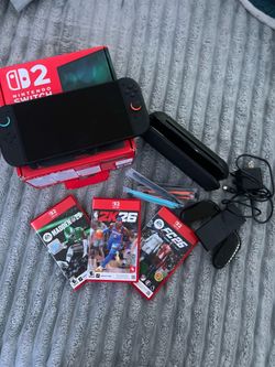 Nintendo switch 2 comes with these games brand new