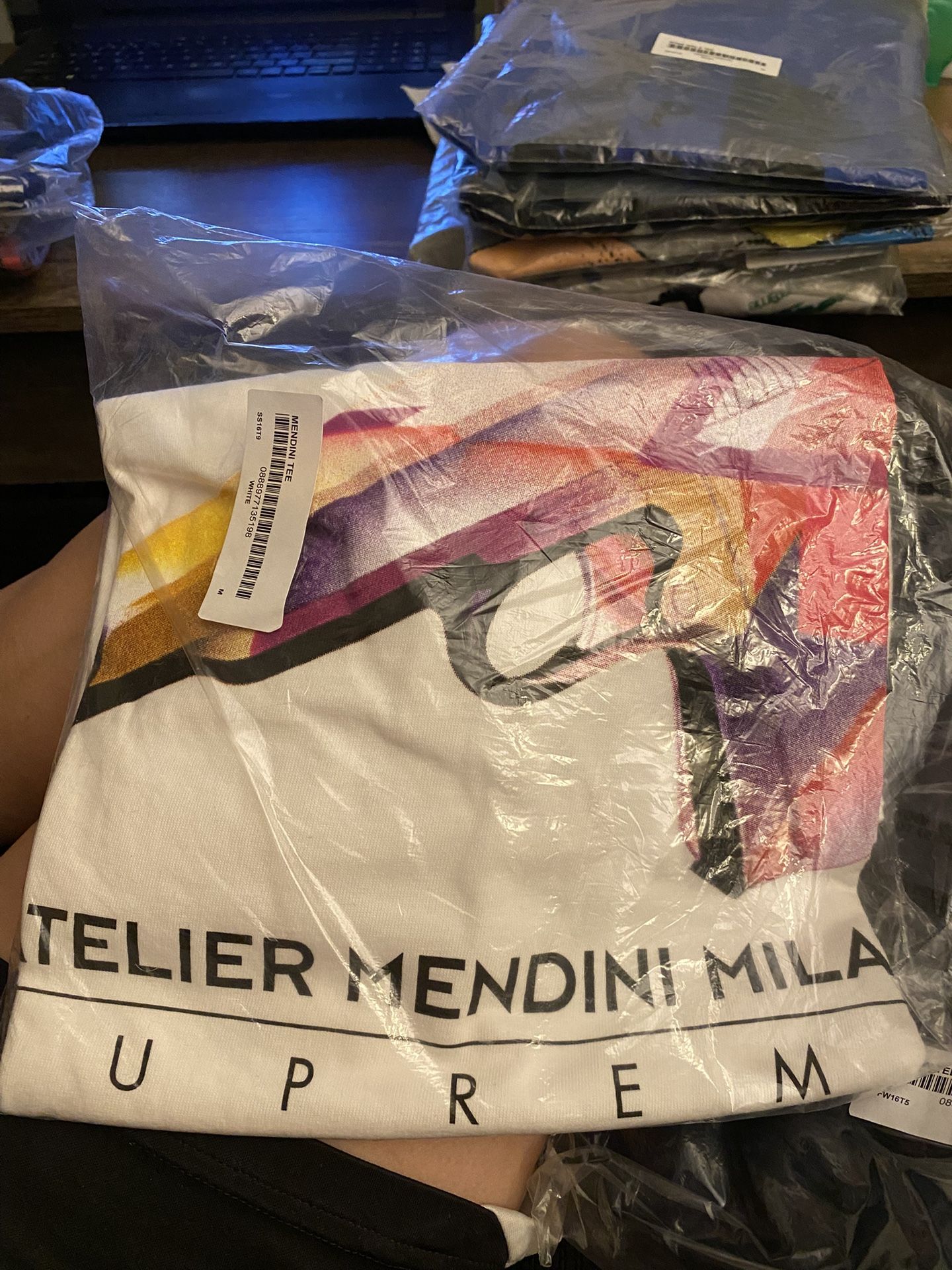 Supreme Mendini Tee White Size M