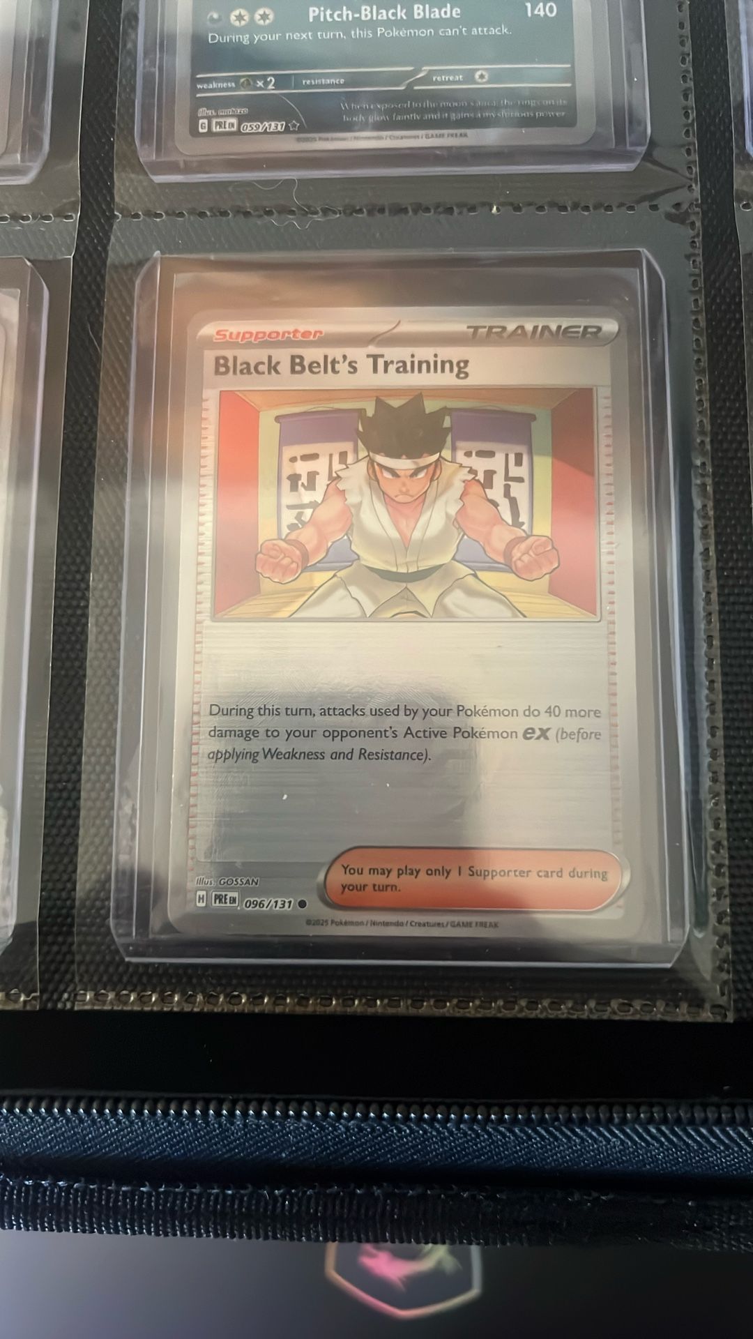 Black Belt's Training 096/131 Prismatic Evolutions Poke Ball Pattern Pokemon NM