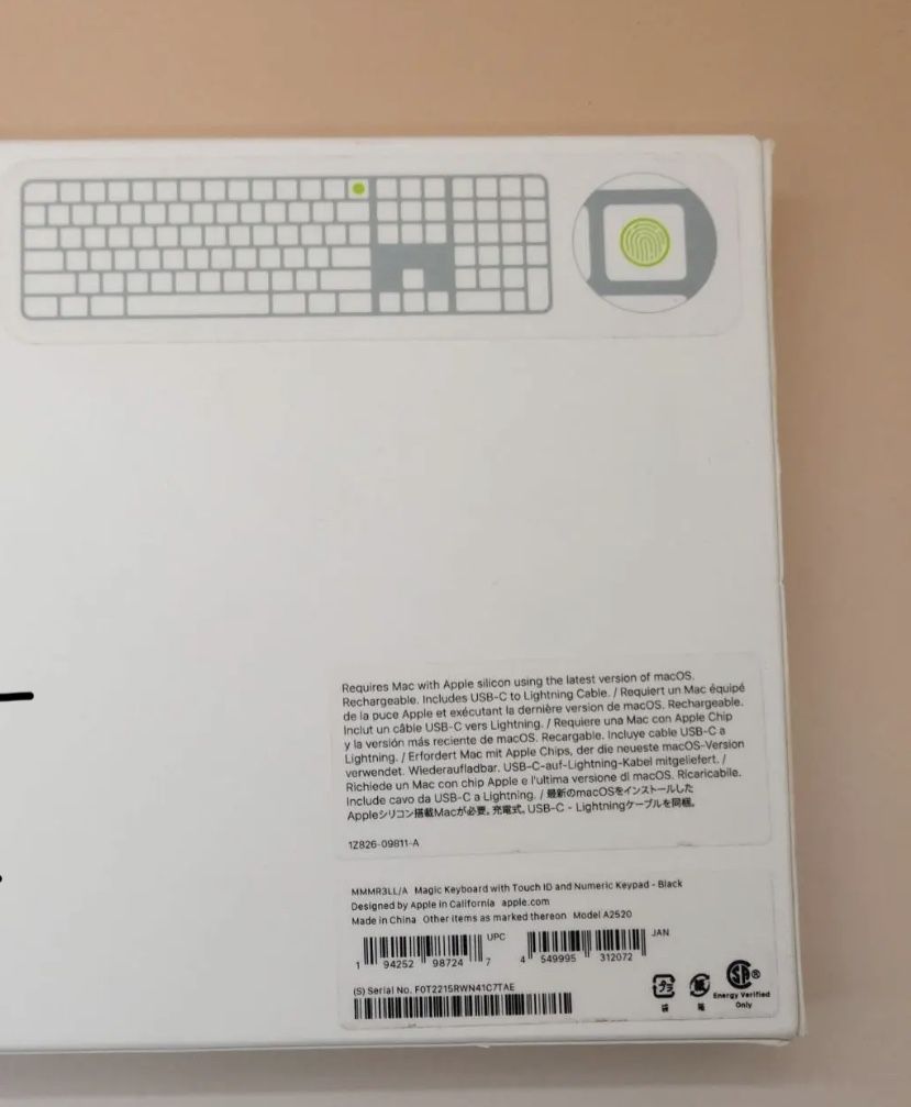 Apple Magic Keyboard Touch ID Numeric Keypad Black A2520 Original MMMR3LL/A  for Sale in West Covina, CA - OfferUp