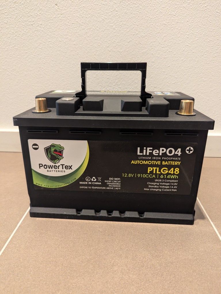 PowerTex 48Ah H6 Lithium Battery