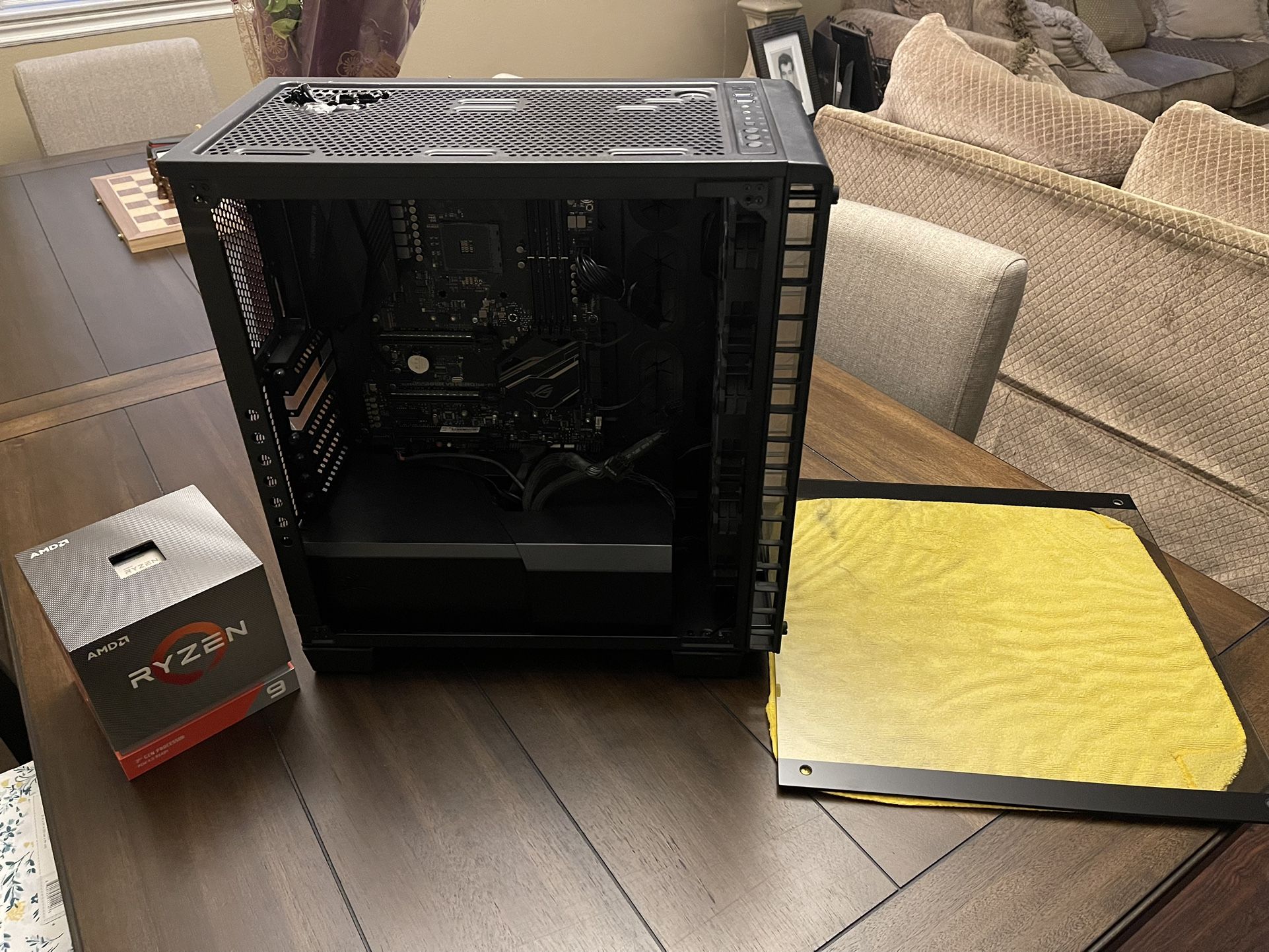 Bare Bones Gaming PC w/ Ryzen 9 Cpu, X470 Motherboard, Evga Supernova