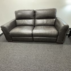 Leather Electric Recliner Sofa