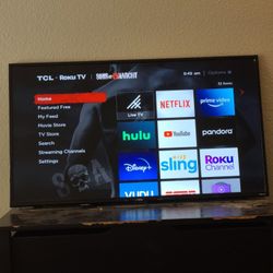 45 Inch TCL T.v With Roku Box