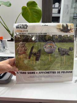 Star Wars lawn display