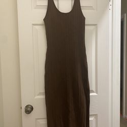 Brown Knit Dress