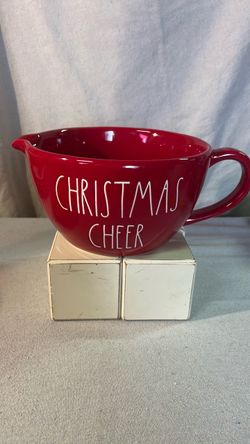 Rae Dunn Christmas Mixing Bowl with Handle