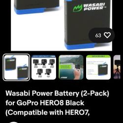Gopro Batteries (x2) for 8 or 7