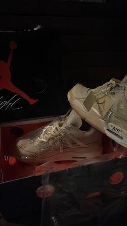 Jordan 4s off white