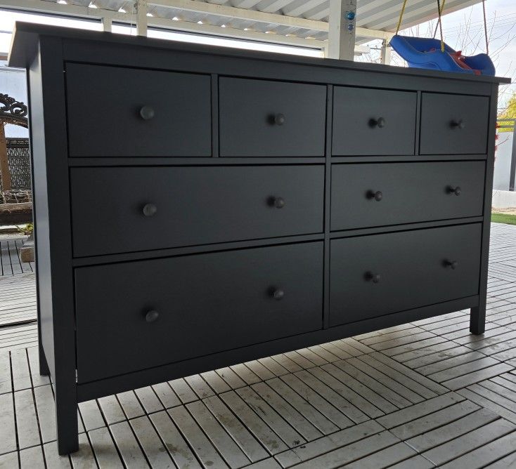 Solid Wood Grey Dresser!!