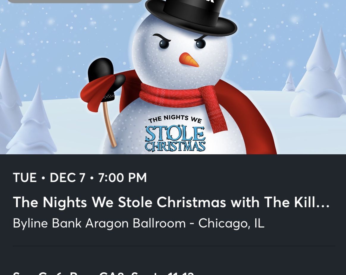 The Nights We Stole Christmas The Killers