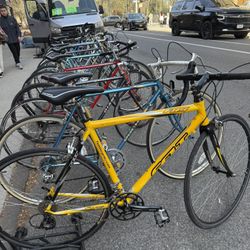 Bike sale Saturday Sunday  Road Hybrid Commuter Bicycles $300-600