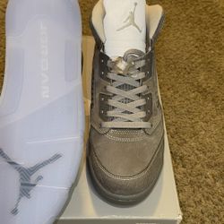 Jordan Retro 5 Wolf Grey 