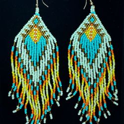 Native American Autumn Earrings