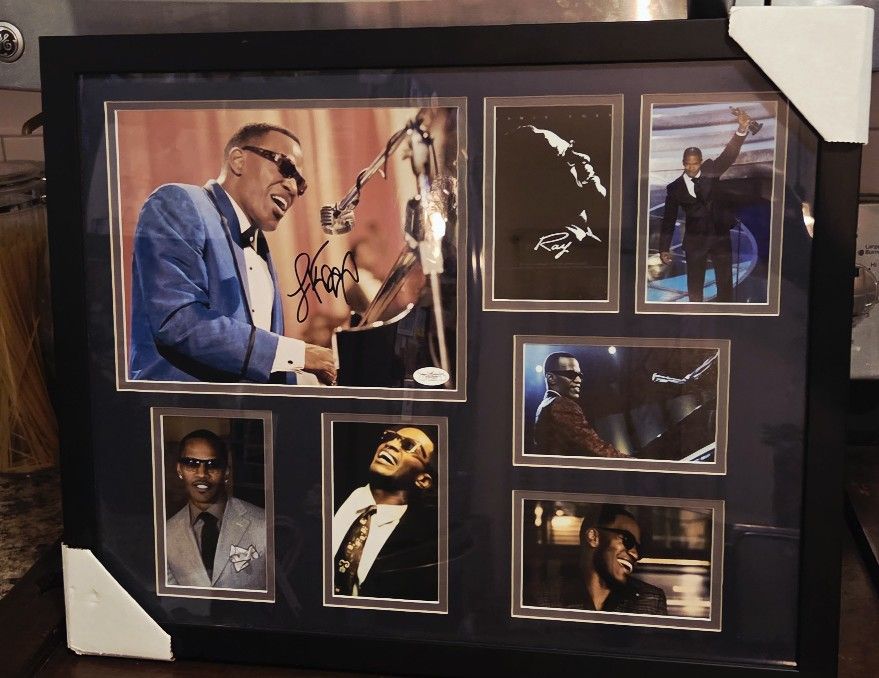 Jamie Foxx JSA Ray Movie Autograph 16x20 Framed