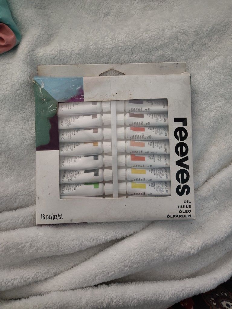 Reeves Oil Color Paint 10ml 18-Pkg
