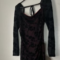 Long Black dress (Large)