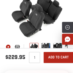 Rough country seat covers