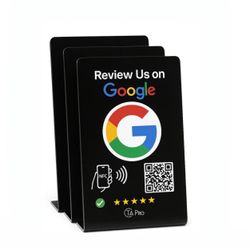 Tap Google Review Stand -Powered by TAPro- Boost Reviews with NFC Google Review