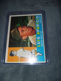 Vintage 1960 Topps Baseball card Luis Aparicio #240 EX
