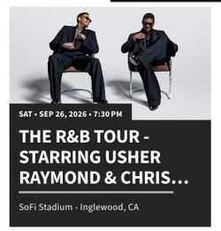 Usher and Chris brown tickets