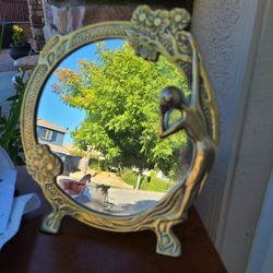 Brass Mirror