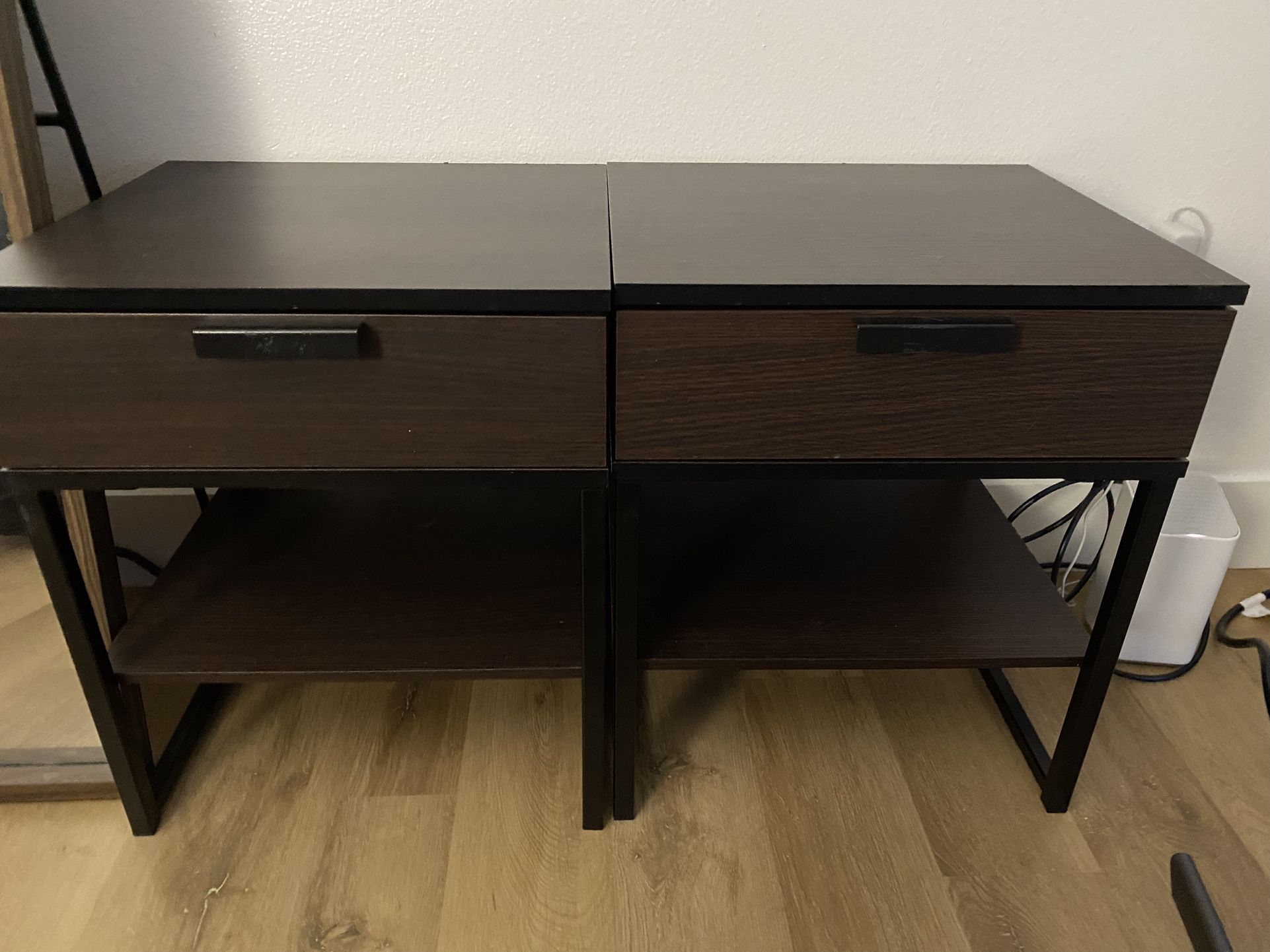 IKEA Trysil Side Tables/Nightstands (2)