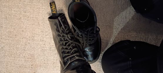Glossy Black Doc Martens