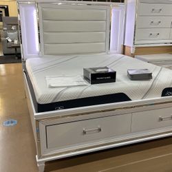 King Bed Frame (No Mattress Included)