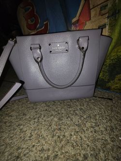 Kate Spade Lavender Leather Satchel Handbag