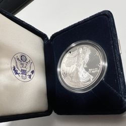 2006 W. Mint 1 oz Silver Proof Walking Liberty/American Eagle (w/box, OGP/COA)