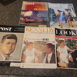 Kennedy vintage media and magazines