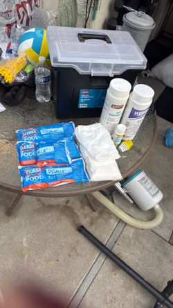 Pool Cleaning Supplies and Chemicals Bundle