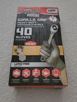 Gorilla Grip Dispoable 40 Gloves