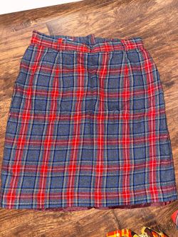 Plaid skirts