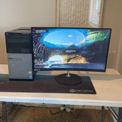 Used 1 Year Dell Computer and Spectre  Monitor