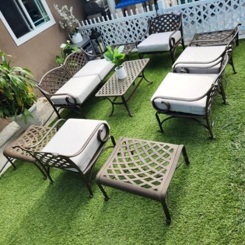 Cast Aluminum Patio Set/ Outdoor Furniture/ Conversation Set
