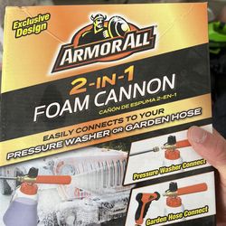 Armor All Foam Cannon – Pressure Washer / Garden Hose – New – $10