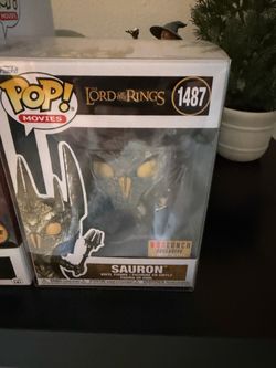 Funko Pop Sauron Glow in the Dark Boxlunch Exclusive