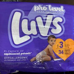 Two Packs Of Luvs Size 3 Diapers $13