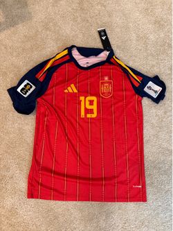 Spain 2026 World Cup Lamine Yamal Size Large $80