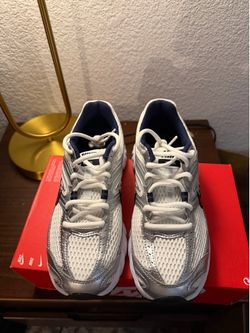 Nike Air Max Moto 2K White Navy Metallic Silver (Women's) - 5.5W/4M